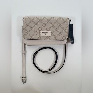 NWT Nine West Shonda Signature Wallet-On-A-String Sling Wallet Crossbody Bag